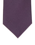 Classic Bordeaux Solid Silk Tie