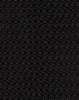 Jade Black Solid Silk Knit Tie