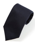 V.B.C Canonico Flannel Dark Navy Solid Wool Tie