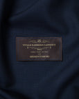 V.B.C Canonico Flannel Deep Blue Solid Wool Tie
