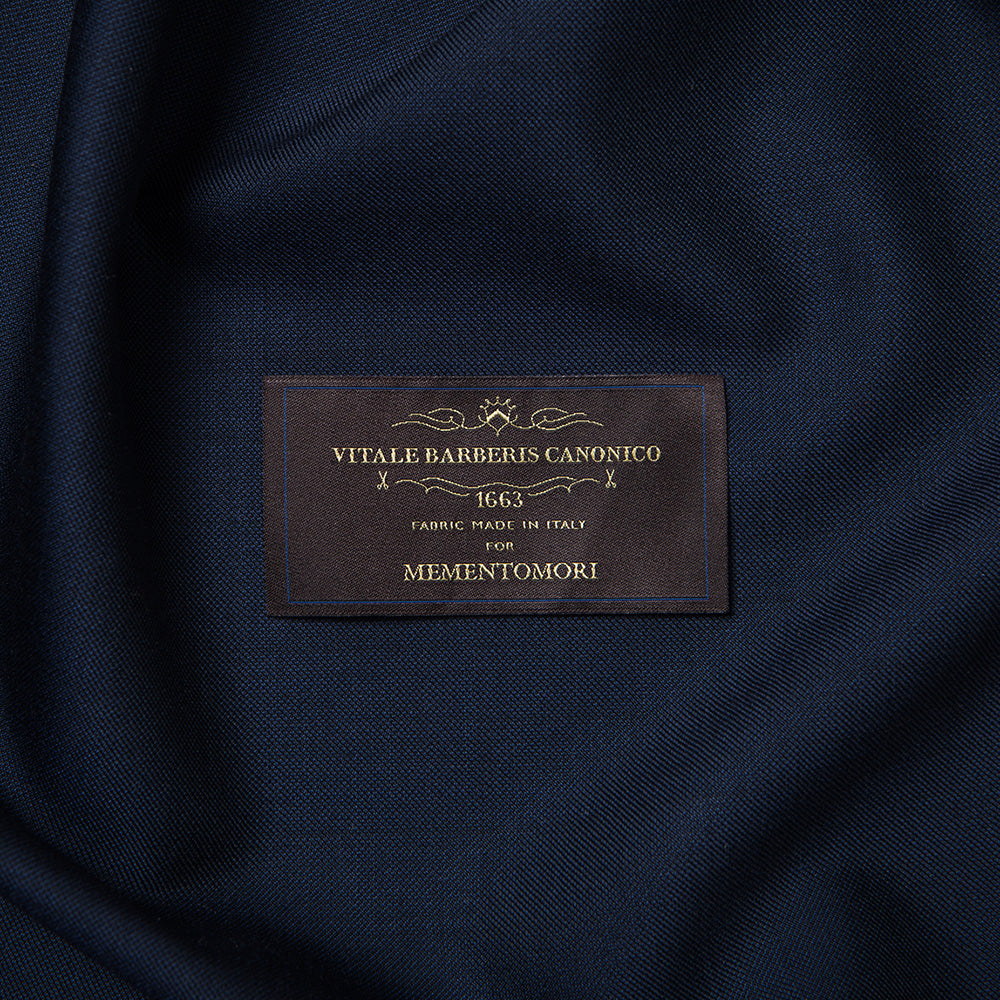 V.B.C Canonico Flannel Black Solid Wool Tie