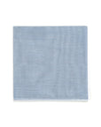 Pompeii Blue Gray Cotton Pocket Square