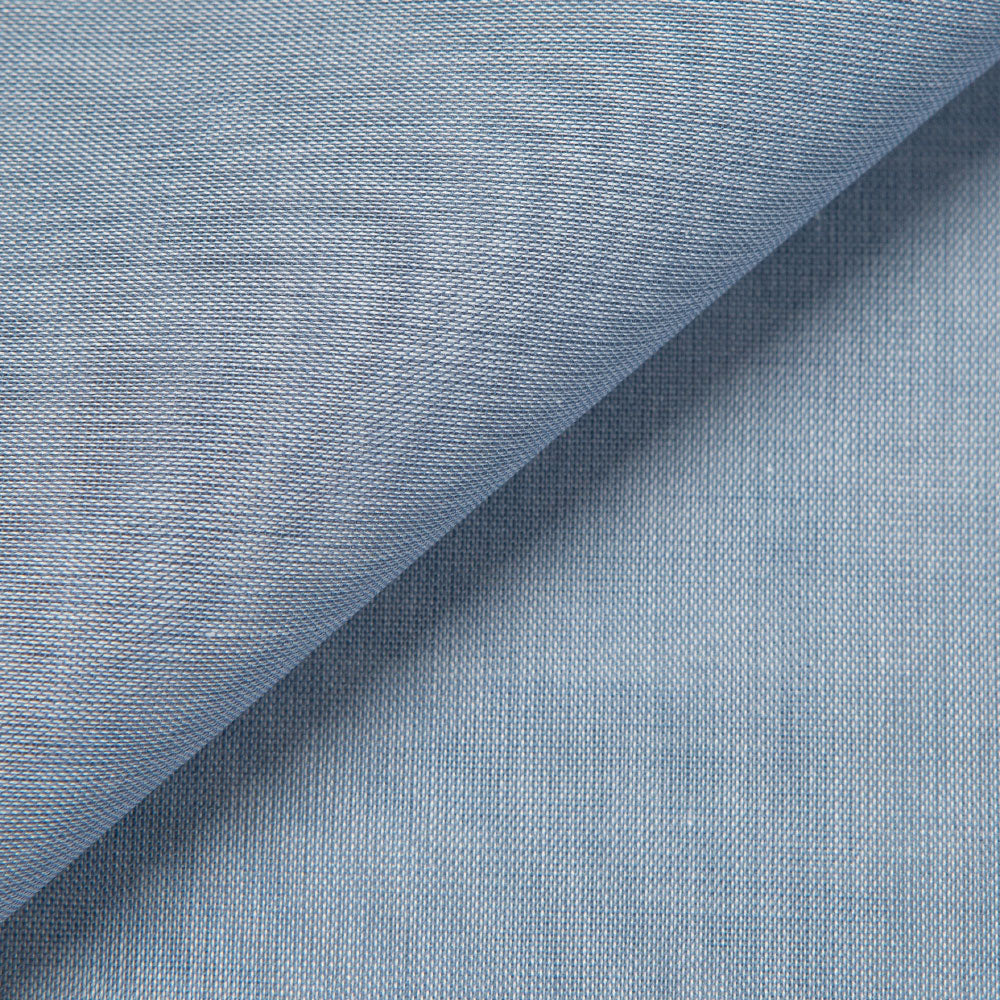 Pompeii Blue Gray Cotton Pocket Square