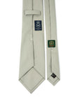 Delfino Four Seasons Light Gray Virgin Wool Solid Tie