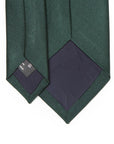 King Twill Solid Green Silk Tie