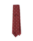Garden Tulip Burgundy Silk Tie