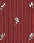 Garden Tulip Burgundy Silk Tie